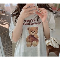 시오트 곰돌이 여성잠옷 반팔티