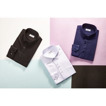 KNAB 다림질 필요 없는 스판 정장 럭셔리 와이셔츠