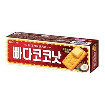 롯데제과 빠다코코낫 100g 2개 간식 과자 아이들간식 디저트 1세트, 6세트