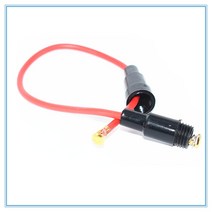 유리관 휴즈 10pcs 520mm 유리 퓨즈 홀더 나사 유형 5x20mm 22 awg 와이어 케이블 250v 유리 퓨즈 튜브 퓨즈 케이스 포함