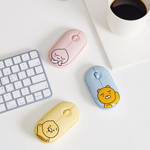 카카오프렌즈 무선 블루투스 마우스 라이언 어피치 춘식이, 라이언(블루)