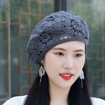 비니 놀토 앤틱 코바늘 보닛 패션 여성여름모자 레트로 손뜨개 핸드메이드 에스닉