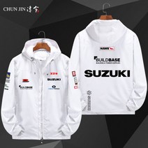 오토바이자켓 라이딩 레이싱 사계절 내피 다이네즈 아라이 바이크 바람막이, XL(안감O), 재킷 - 흰색 - (1)