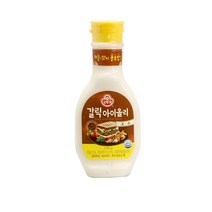 오뚜기 갈릭 아이올리 소스 240g x 3개 총 480g 감자튀김 샌드위치 피자 딥소스용, 1개