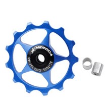 자전거롤러 MEROCA-자전거 뒷 변속기 자전거 롤러 들러 금속 베어링 11T MTB 로드 바이크 자키 휠 7/8, 06 blue 13T