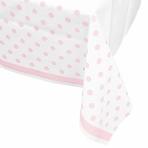 라인도트 테이블보 [핑크], 단품