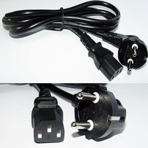 [COMEBANK] AC220V KC인증 전원케이블 소니 삼성 엘지 HP 캐논 샤오미 수입 해외직구 TV 가전제품 컴퓨터 프린터 모니터 공기청정기 연결 전원 코드 케이블 선, [COMEBANK]일반형전원케이블3M[6각형]