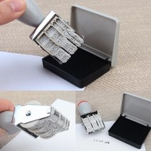 날짜 스탬프 수자인 넘버링