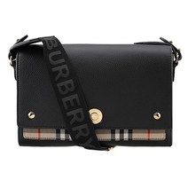 [버버리] 22FW 8021110 A1189 빈티지 체크 노트 크로스백 블랙