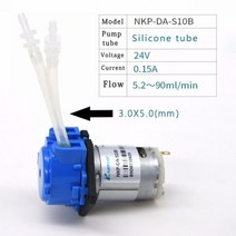 소방펌프 기계 가정용 수중 연동 펌프 12v Dc Diy 액체 도징 수족관 실험실 분석 소형 워터 자체 프라이밍 24v 전기, 24V -S10B_green