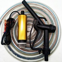 펌프 산업용 12v 오일 펌핑 잠수정 디젤 흐름 30lmin 5m 전원 코드 전기 미니 필드 자동차 워터 12v, 총 5m 강관