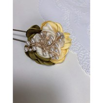 그레이스샵 [나연한복뒤꽂이] 한복소품 저고리 장식 플라워 한복브로치