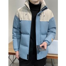 남자 경량 패딩 브랜드 2022 새로운 남성 겨울 파카 따뜻한 재킷 코듀로이 패치 워크