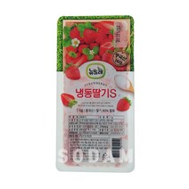 [소담푸드] 뉴뜨레 냉동딸기S 1kg / 중국산 가당딸기 딸기청 드라이아이스포장, 4팩