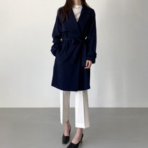 밍크웨일 여성 기본 심플 트렌치코트
