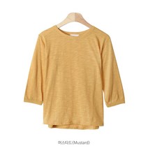 여성 7부 티셔츠 봄 가을 이너티 여자 레이어드 라운드 칠부티셔츠 8컬러