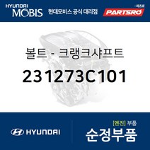볼트-크랭크샤프트 (231273C101) 그랜저TG 그랜저HG 그랜저IG 쏘나타NF 아슬란 에쿠스 제네시스 EQ9