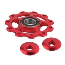 11T 초경량 MTB 알루미늄 합골드 자전거 베어링 자키 휠 후면 변속기 풀리 부품 가이드 롤러 사이클링 액세서리, [01] Gold
