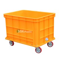 [sk플라스틱] 점보박스 점보상자 운반구, 점보상자400L(우레탄바퀴포함)