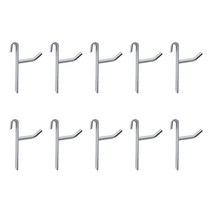 DK인테리어 휀스망 일선후크x10EA, 2.5cm, 크롬
