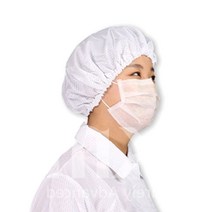 방진 모자 제전모 무진모 크린룸 후드 C3, 화이트2XL