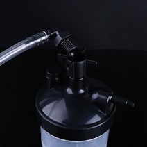가정용산소발생기 산소 버블러 병-습도 가습기 물병 및 튜브 커넥터 팔꿈치 12 quot 집중 장치 용