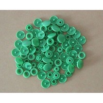 똑딱이단추 플라스틱 스냅 버튼 클립 악세사리 프레스 스터드 패스너 T3 수지 200 세트207608, Green