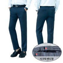 남자 남성 정장바지 슬랙스_편한 와이드 밴딩 팬츠 RFSLACK