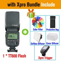 고독스 Godox Godox-TT600 TT600S 2.4g 무선 카메라 플래시 HSS 스피드라이트 캐논 니콘 후지필름 소니 올림푸스 파나소닉 펜탁스, 03 with Xpro Bundle, 05 for Fujifilm