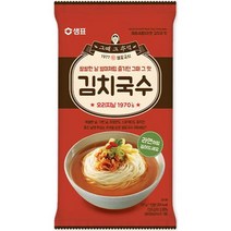 샘표 김치국수, 101g, 4개