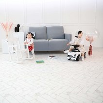 베베끌레르 PVC 유아 놀이방 층간소음 롤매트 3종, 비앙코 헤링본