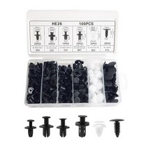 서후네 자동차 다용도 부품 고정나사 6종 패스너 100Pcs 세트, 1세트