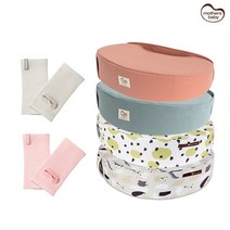 마더스베이비 쿠나밀착수유쿠션(러빙/케어링) + 에어로소프트손목보호대(입체)_AK21CST_03, 러빙(그레이)/윈디핑크