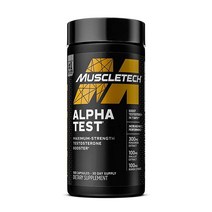 머슬테크 Muscle Tech 알파 테스트 남성용 테스토스테론 부스터 운동 보충제 120정