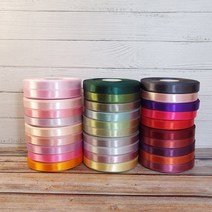 고급 주자 리본 59색 포장리본 diy, 5mm, 회색