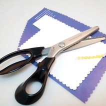 화신 스마트 원단 핑킹가위 물결가위