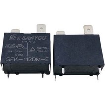 릴레이소켓 5PCS 릴레이 SFK105DM 112DM 4PIN 25A/250VAC 5V, 03 SFK124DME 24V
