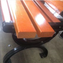 벤치 야외 의자 공원 정원 공원의자 나무막대 야외벤치 방부 원목 플라스틱 정원시트 야외레저배체어 액세서리 커스텀, 방부원목 1.75m×3.3cm×6.5cm