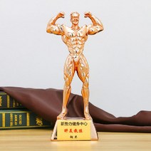 보디빌딩 피트니스 우승 피규어감사패 상패 헬스트로피 실버 상폐, 6