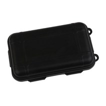 GHSHOP 거품을 가진 내진성 플라스틱 상자 콘테이너, 블랙