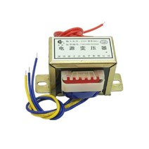 차폐 트랜스 오디오 EI41 3W 변압기 220V 6V/9V/12V/15V/18V/24V AC 발 전원 DB-3VA 입력 전압, [01] Dual voltage 3wire, [01] AC6V