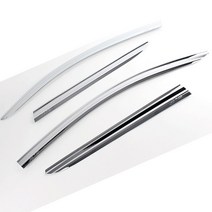 곰스카 더뉴모하비썬바이져 크롬선바이저 차종별몰딩 블랙썬바이저 도어빗물받이몰딩 차종별, 1개(스모그형), 베라크루즈(4P)2006~