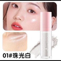 하이라이터 파우더 화이트 달빛 반짝이 쉬머 컨투어 셰이딩 일루미네이터 여성용 얼굴 바디 메이크업, [06] 01Pearlescent white