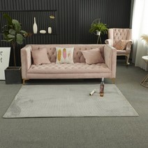 가팡 미끄럼방지 골지패턴 러그 카페트 그레이 120*200CM