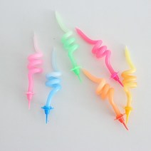 생일초 파티초 귀여운 오리초 특이한초 예쁜초 귀여운초, 용수철파스텔