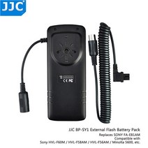 JJC 손전등 외부 플래시 배터리 팩 Canon 600EX II-RT/580EX II/니콘 SB-910/소니 HVL-F60M/YONGNUO YN-560II 스피드 라이트, 02 BP-SY1
