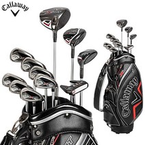 캘러웨이 CALLAWAY X HOT 남성골프채세트 필 미켈슨 클럽세트 11개세트 캐디백포함 2021년모델, S세트/스틸