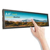 서브 모니터 7.9인치 8.8인치 스마트모니터 소형 보조 스크린 라즈베리파이, 7.4인치 U 디스크 플레이(케이스 없음)