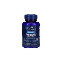 라이프익스텐션 Prebiotic 프리바이오틱 츄어블 딸기 맛 유산균 60정 1팩 Life Extension 글루텐 프리