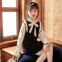 아짱 주니어 여아원피스 주니어봄가을원피스 요조숙녀니트원피스